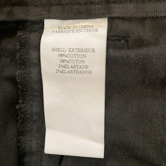 Theory Zaine Patton Slim Straight 9" Shorts Dark Olive Green Mens -Size 33 - Picture 6 of 10